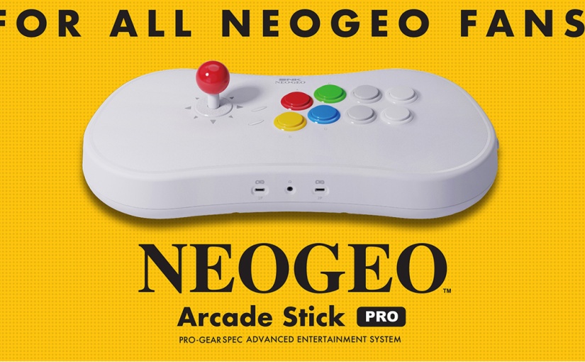 Introducing, the NEOGEO Arcade Stick Pro! A fighting stick with 20 classic SNK fighters pre-installed!