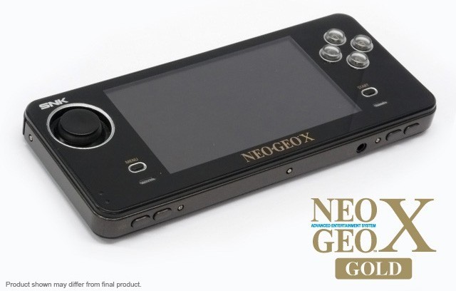 Neo Geo X Gold consoles and joysticks might miss Christmas by a few days